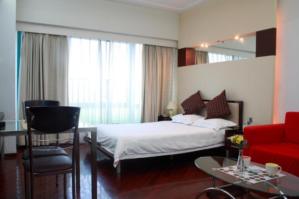 Shanghai Skiline World Union Service Apartment Zewnętrze zdjęcie