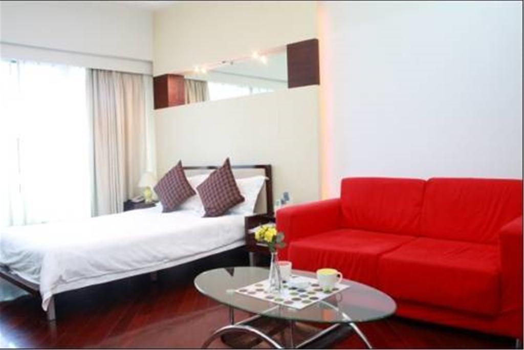 Shanghai Skiline World Union Service Apartment Zewnętrze zdjęcie