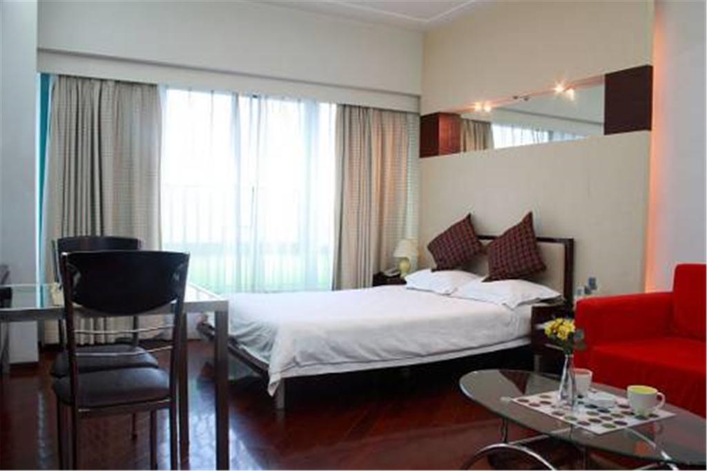 Shanghai Skiline World Union Service Apartment Zewnętrze zdjęcie